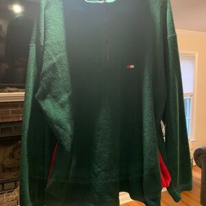 Tommy Hilfiger Dark Green Zip-Up Sweater